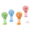 Mini handheld colorful small fan, a portable handheld cooling electric fan for student dormitories outdoors Item Picture